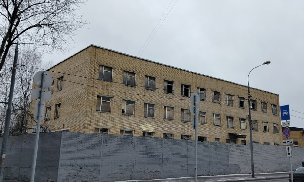 фасад дома, здание по адресу г Москва, ул 1-я Рыбинская, д 1